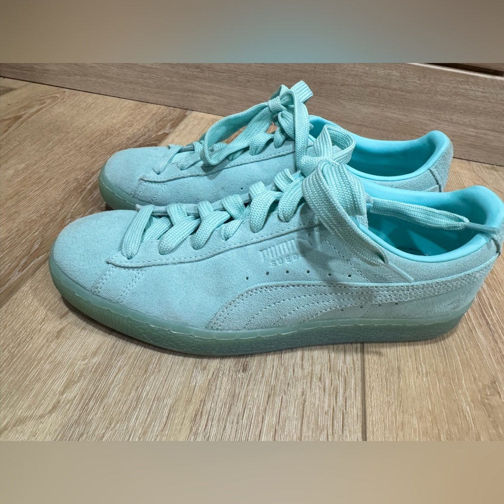 Puma Suede Classic Mono Iced - Aruba Blue' Sz 10